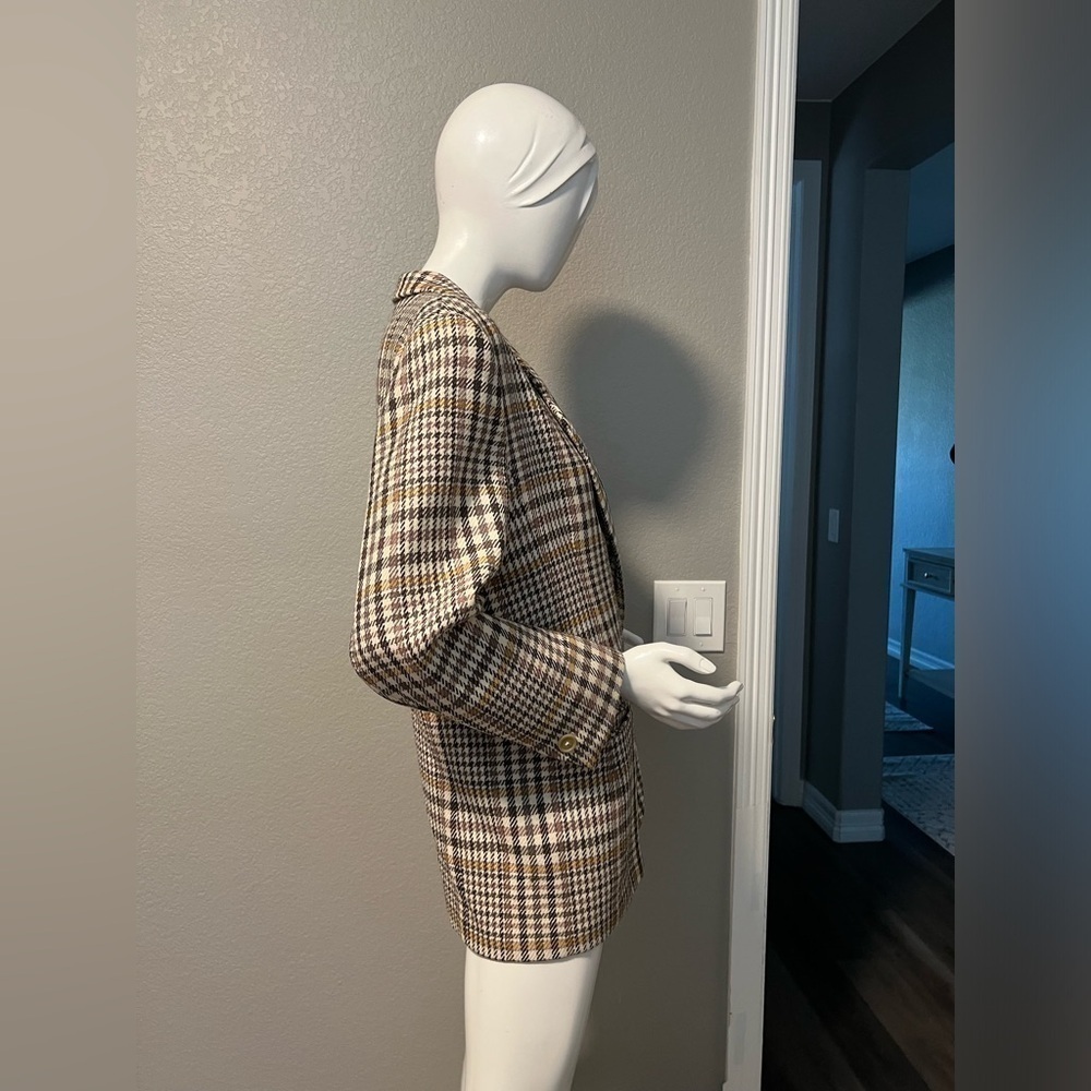 Bogber Plaid Blazer - Picture 2 of 9